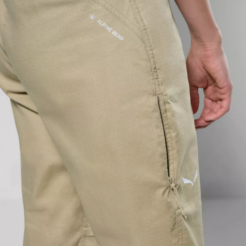 Salewa Agner Hemp Ripstop Pants Women's - Quicksand - Size M