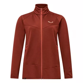 SALEWA Puez Altavia Polarlite Fleece Jacket Women Etruscan Red 36 (S)