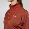 SALEWA Puez Altavia Polarlite Fleece Jacket Women Etruscan Red 36 (S)