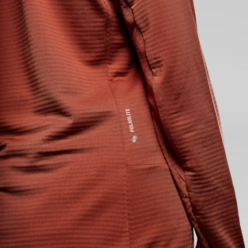 SALEWA Puez Altavia Polarlite Fleece Jacket Women Etruscan Red 36 (S)