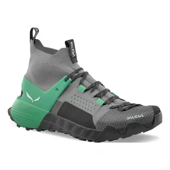 SALEWA Wildfire NXT Knit Women's Approach Shoes - Alloy/Irish Green - UK 5.5 (EU 38.5)
