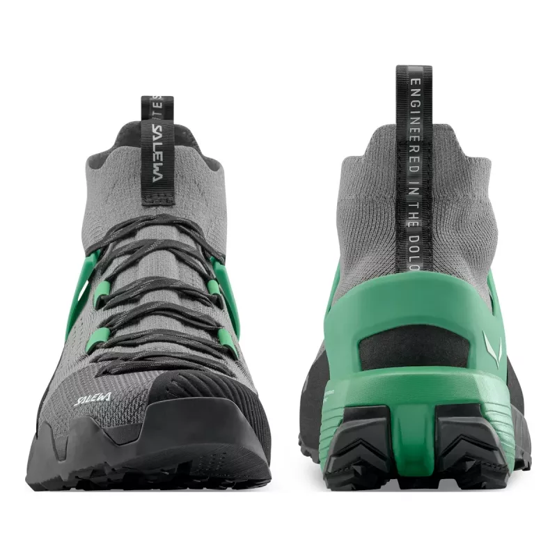 SALEWA Wildfire NXT Knit Women's Approach Shoes - Alloy/Irish Green - UK 5.5 (EU 38.5)