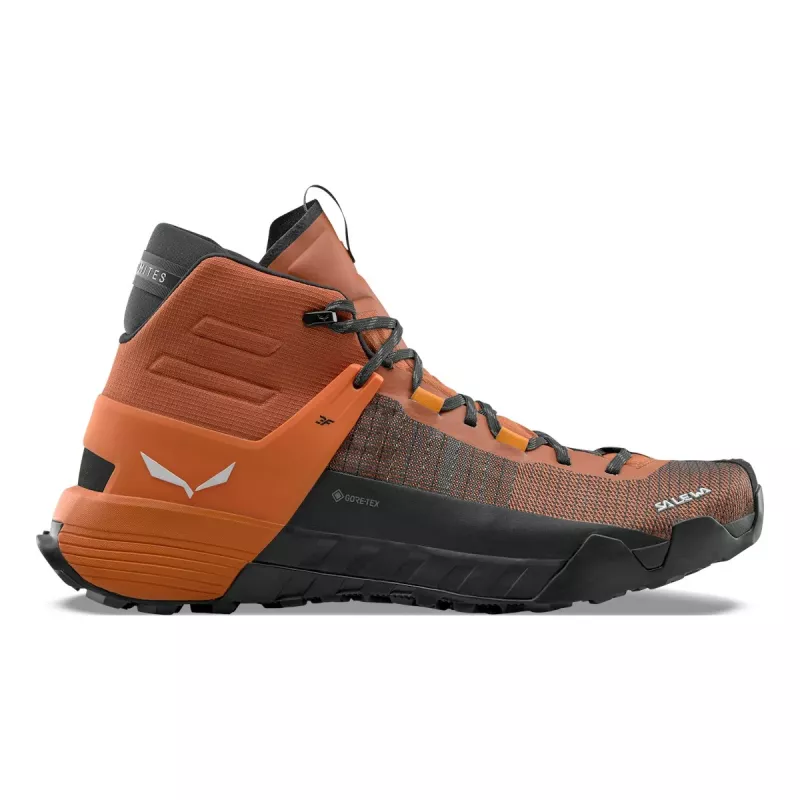 Salewa Wildfire NXT Mid GTX Hiking Boots - Bombay Brown/Turmeric - UK 7.5 (EU 41)