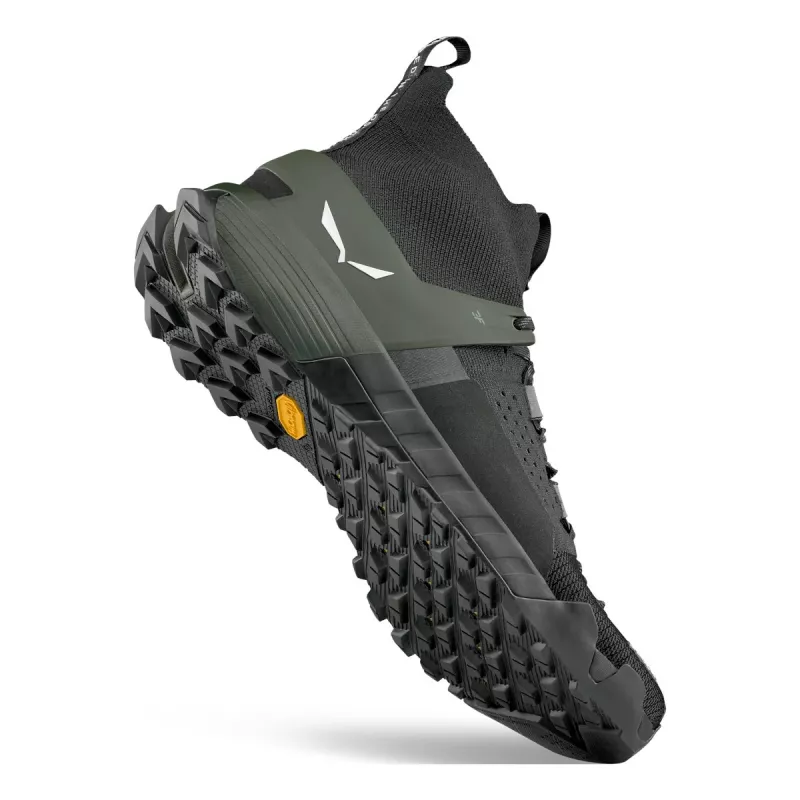 Salewa Wildfire NXT Knit Women's Approach Shoes - Onyx/Dark Olive - UK 6.5 (EU 40)