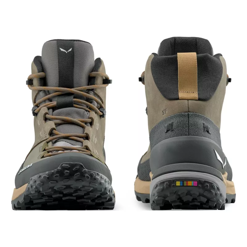 SALEWA Puez Leather Mid PTX vyriški žygiavimo batai Bungee Cord/Onyx - UK 45