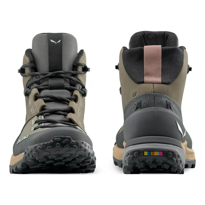 SALEWA Puez Leather Mid PTX Women's Hiking Boots - Bungee Cord / Onyx