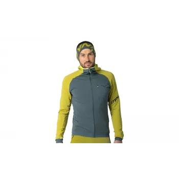 SALEWA Dynafit Radical Polartec Hooded Jacket - Golden Lime - Size S