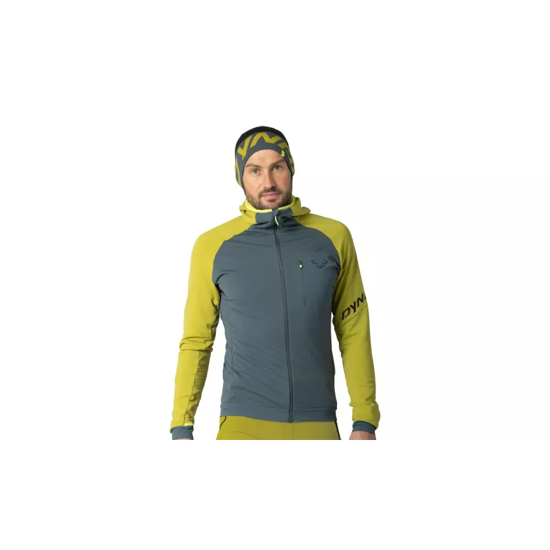SALEWA Dynafit Radical Polartec Hooded Jacket - Golden Lime - Size S