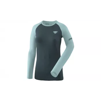 SALEWA Women's Dynafit Alpine Pro L/S Tee - Cloud Blue, Size XS
