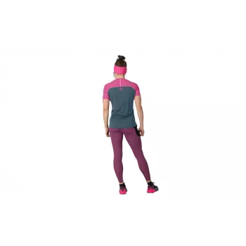 SALEWA Women's Dynafit Alpine Pro S/S Tee Running T-Shirt - Magenta, Size XS