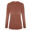 Salewa Zebru Medium Warm AMR L/S Tee Women's Thermal Base Layer Shirt - Etruscan Red, XS
