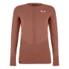 Salewa Zebru Medium Warm AMR L/S Tee moteriškas termo marškinėliai ilgomis rankovėmis - Etruscan Red, dydis L