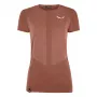 Salewa Zebru Medium Warm Merino Wool Women's Base Layer T-Shirt - Etruscan Red, Size S