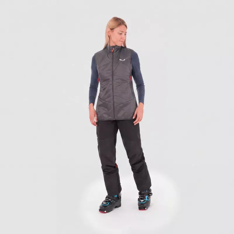 SALEWA Ortles Hybrid TirolWool Responsive Women's Insulated Vest Quiet Shade EU 36 (S)