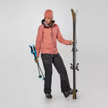 Salewa Sella 3L PTX Jacket Women's - Desert Pink - Size S