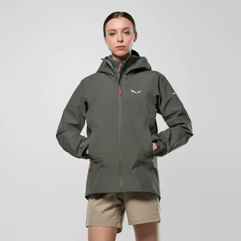 Salewa Puez GTX 3L EPE Striukė - Išblukusi Žalia (Moterims, XS)