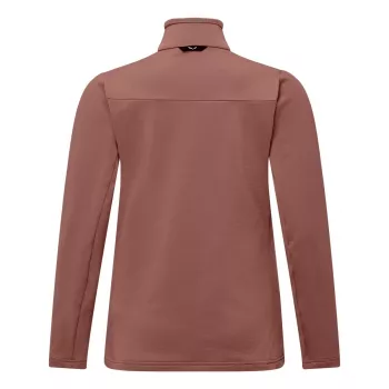 SALEWA Puez Cammino Fleece Desert Pink 38 M Moteriška Pilno Užtrauktuko Vilnonė Striukė