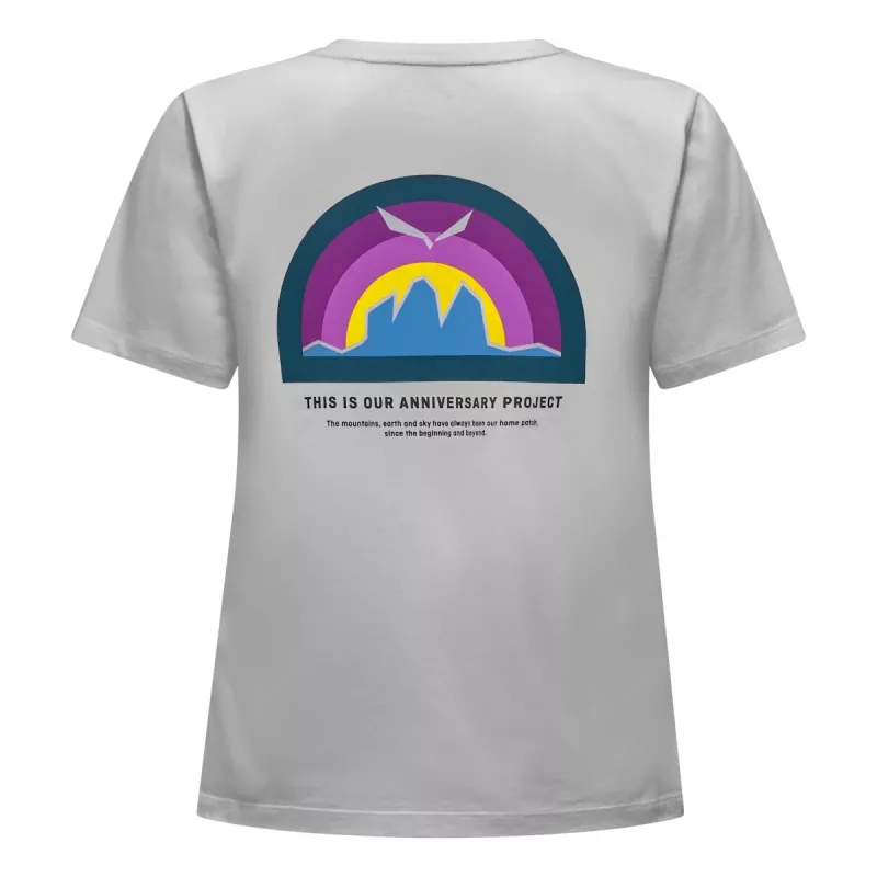 Salewa Eagle Anniversary T-Shirt - Optical White - Size M