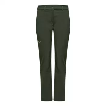 Salewa Puez Dolomia 2 Pants Women's Softshell Pants - Dark Olive, Size S