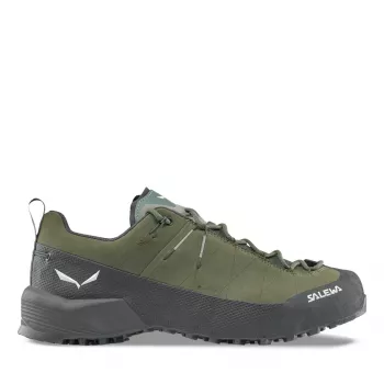 Salewa Wildfire Leather 2 GTX Hiking Shoes - Faded Green/Black, EU 42.5