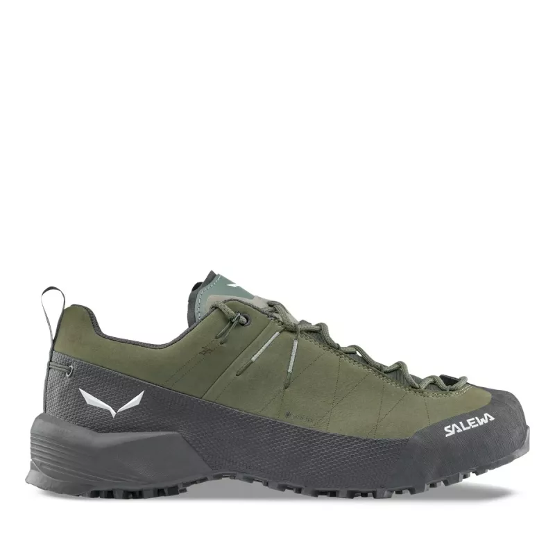Salewa Wildfire Leather 2 GTX Hiking Boots - Faded Green/Black, EU 44