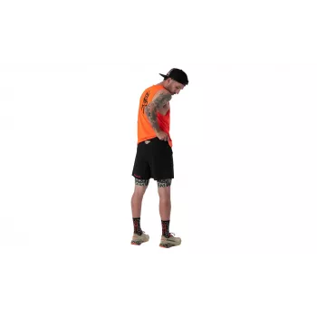 SALEWA Dynafit Trail 2-in-1 Running Shorts - Black Out/Overcast - Size S