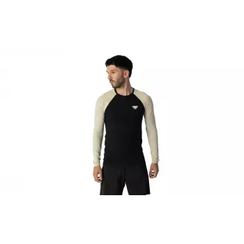 SALEWA Dynafit Ultra S-Tech L/S Tee - Overcast - Vyriški ilgarankoviai bėgimo marškinėliai