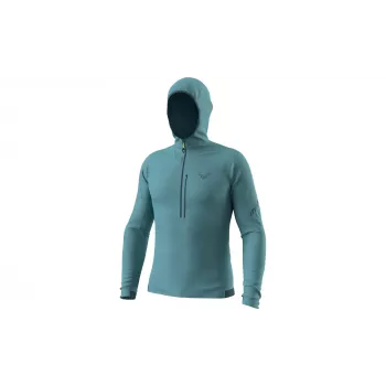 SALEWA Dynafit Traverse Thermal 1/2 Zip Mid-Layer Fleece - Smoke Blue - Size L