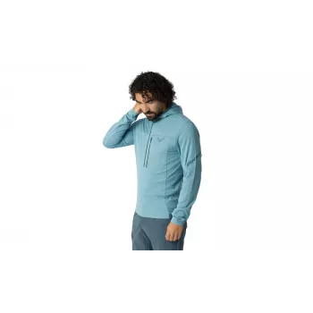 SALEWA Dynafit Traverse Thermal 1/2 Zip Mid-Layer Fleece - Smoke Blue - Size L