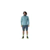 SALEWA Dynafit Traverse Thermal 1/2 Zip Mid-Layer Fleece - Smoke Blue - Size L