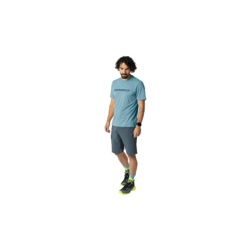 SALEWA Dynafit Traverse T-Shirt - Smoke Blue - Size M