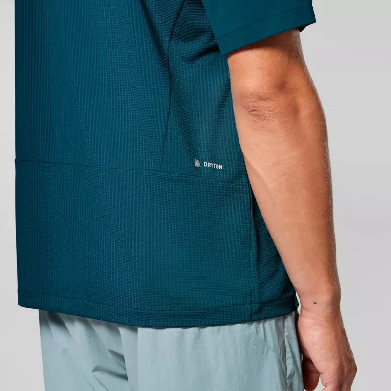 Salewa Pedroc Dry Hyb T-Shirt Pond Blue M