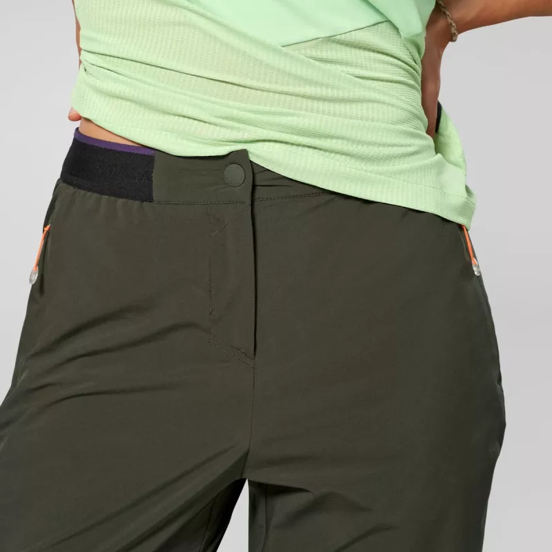 Salewa Pedroc 5 Dst Pant Women's Softshell Pants - Dark Olive, Size S