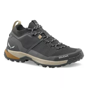 Salewa Puez 2 Knit Ptx Hiking Shoes - Black/Black, Size 45