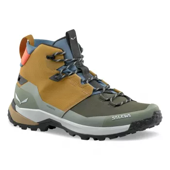 Salewa Puez 2 Mid Golden Brown Hiking Shoes Size 9
