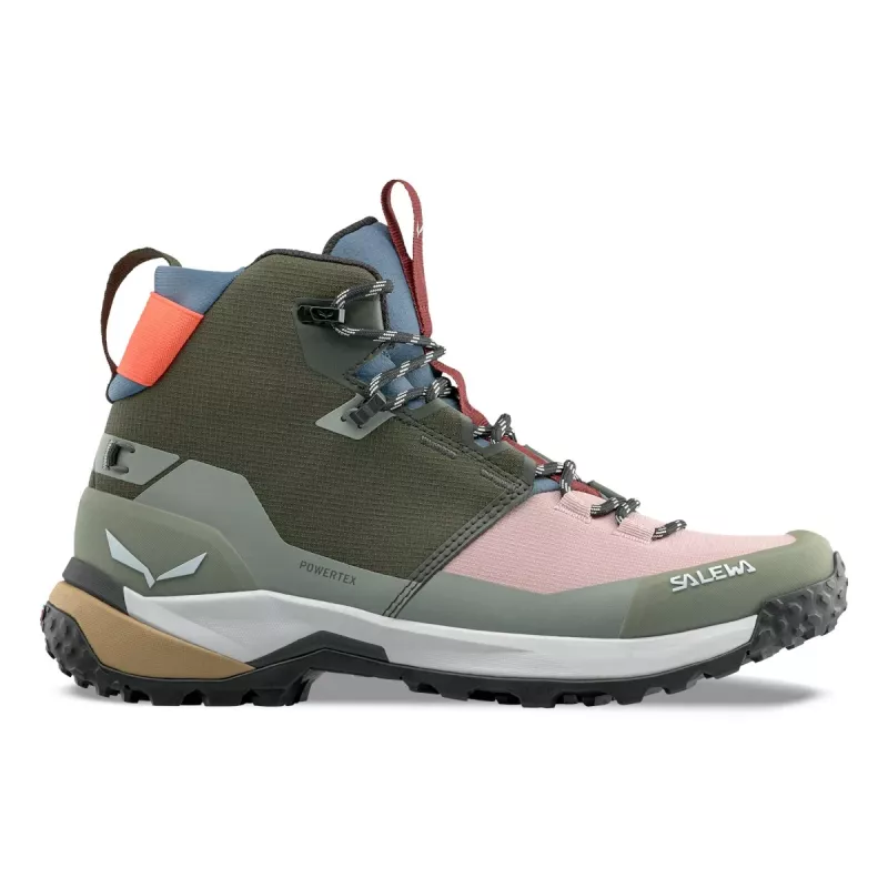 Salewa Puez 2 Mid PTX Women's Hiking Boots - Dark Olive/Shadow - UK 6 (EU 39)