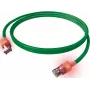 EasyLan DualBoot LED Patch Cable RJ45 S/FTP Cat.6A (Class EA) with saCon Plug - LSOH - Green - 7,5m