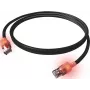 EasyLan DualBoot LED Patch Cable RJ45 S/FTP Cat.6A (Class EA) su SaCon Connector LSOH Juoda 7,5 M