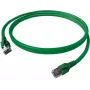EasyLan FlexBoot Cat.6A S/FTP Patch Cable Green 3,0m