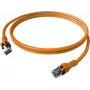 EasyLan saCon DualBoot Patch Cable S/FTP Orange 5,00m Cat.6A