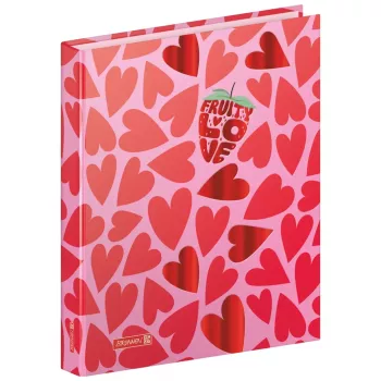BRUNNEN Ring Binder Fruity Love Pink A4 2-Ring O-Ring 25 mm 1 Piece