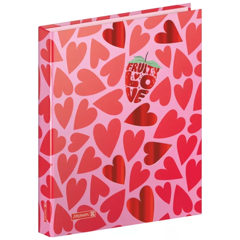 BRUNNEN Ring Binder Fruity Love Pink A4 2-Ring O-Ring 25 mm 1 Piece