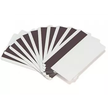 ARTDEV Blank Plastic Card - 30mil 0,76mm su neužprogramuota Lo-Co magnetine juostele - balta