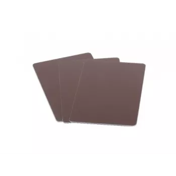 ARTDEV Plastikinė Kortelė - 86 x 54mm 30mil 0,76mm Tuščia - Ruda