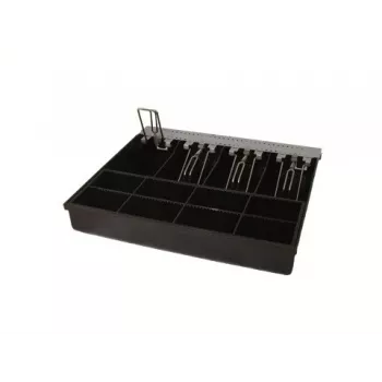 ARTDEV Cash Drawer Insert AC-3540-TRAY, Black, 4 Banknote & 8 Coin Compartments