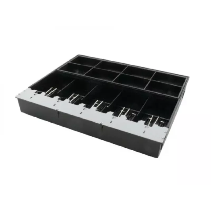 ARTDEV Cash Tray Insert for AC-4280 Cash Drawer – 8 Coin Compartments, 5 Banknote Compartments, Black