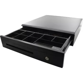 ARTDEV AC-4250 Metal Cash Drawer with 8 Coin Compartments and 5 Banknote Compartments, Plastic Front