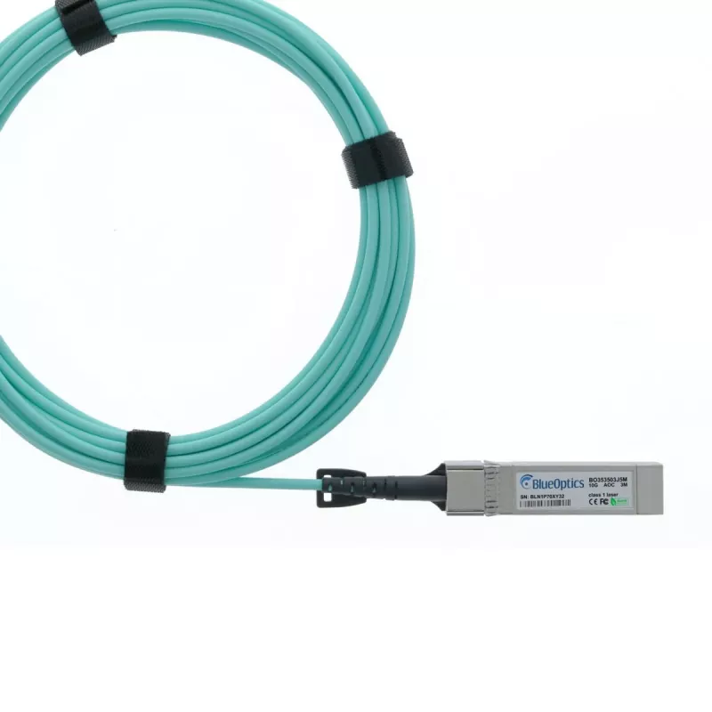 BlueOptics SFP-AOC-10G-50M-SG-BO aktyvusis optinis kabelis SFP+, 50 m, suderinamas su Synology