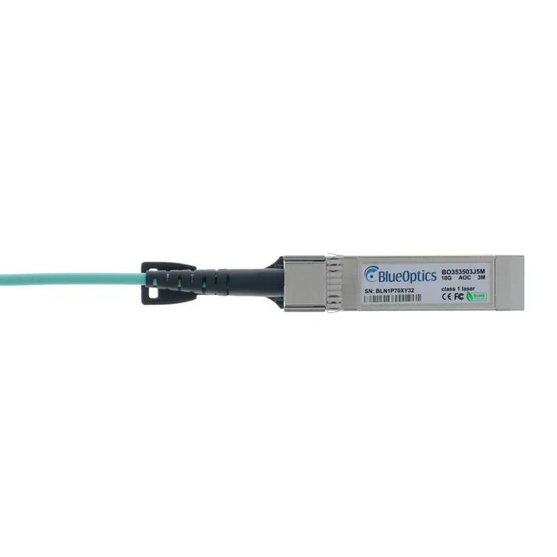 BlueOptics SFP-AOC-10G-50M-SG-BO aktyvusis optinis kabelis SFP+, 50 m, suderinamas su Synology