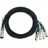 BlueOptics Compatible Supermicro CBL-NTWK-0932-Q4S1M BlueLAN Passive 100GBASE-CR4 QSFP28 to 4x25GBASE-CR SFP28 Direct Attach Breakout Cable, 1 Meter, AWG26